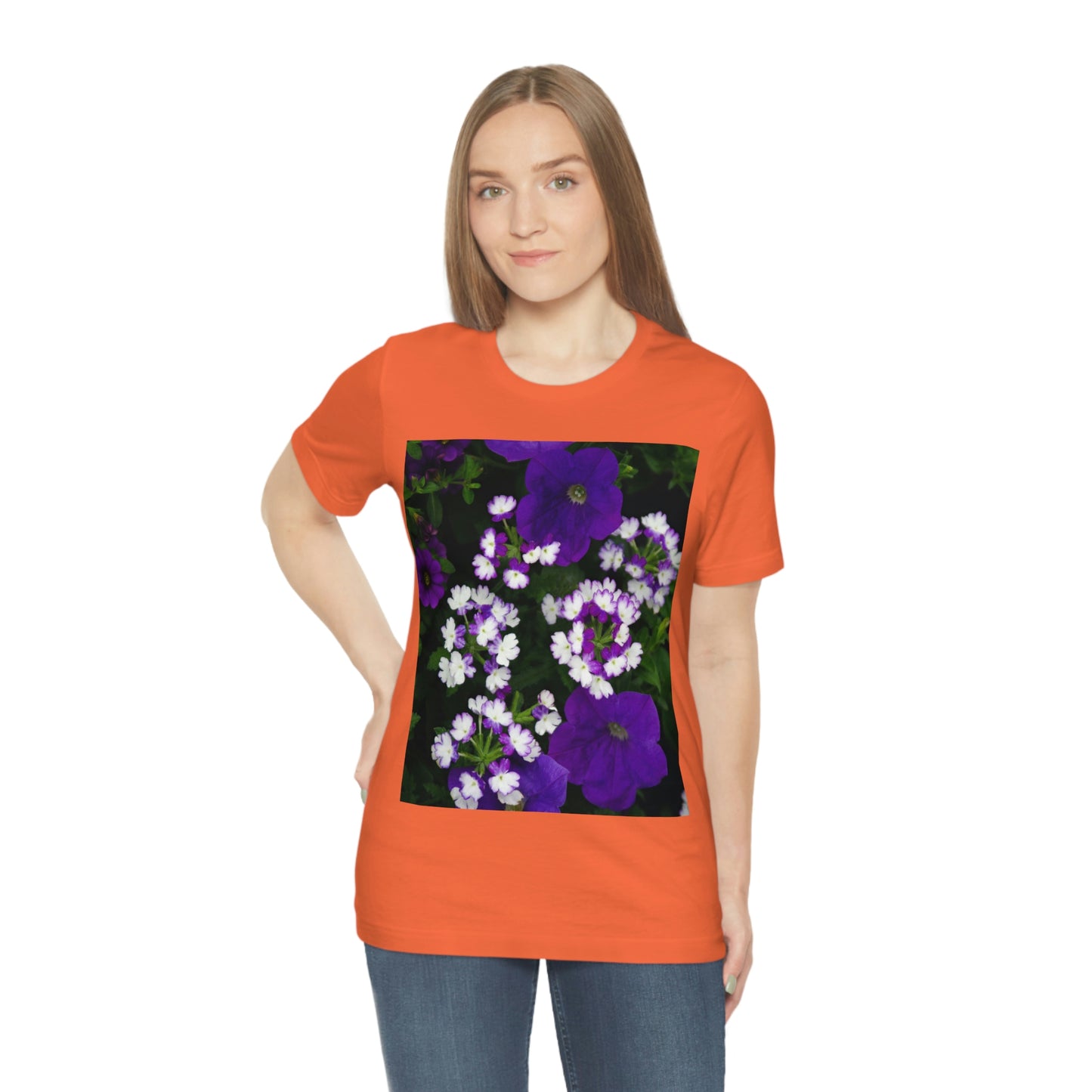 Flowers 04 Unisex Jersey Short Sleeve Tee