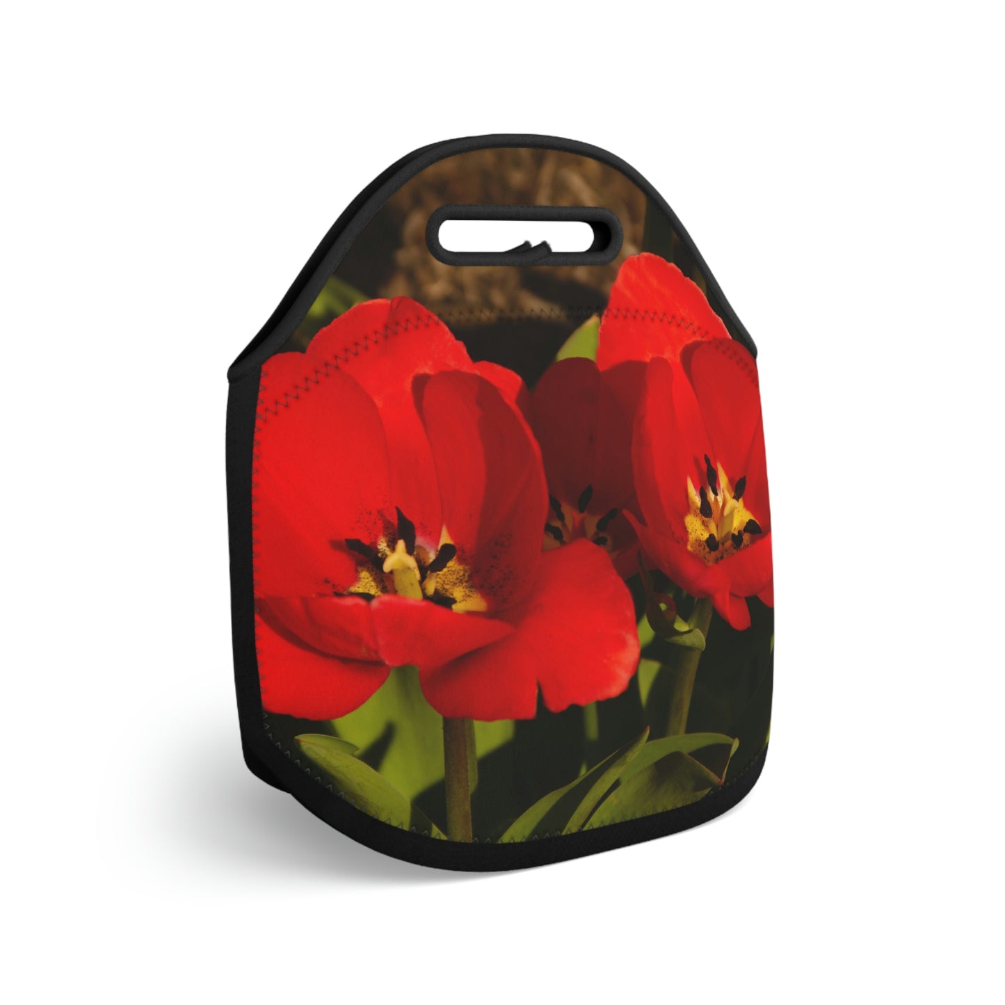 Flowers 06 Neoprene Lunch Bag