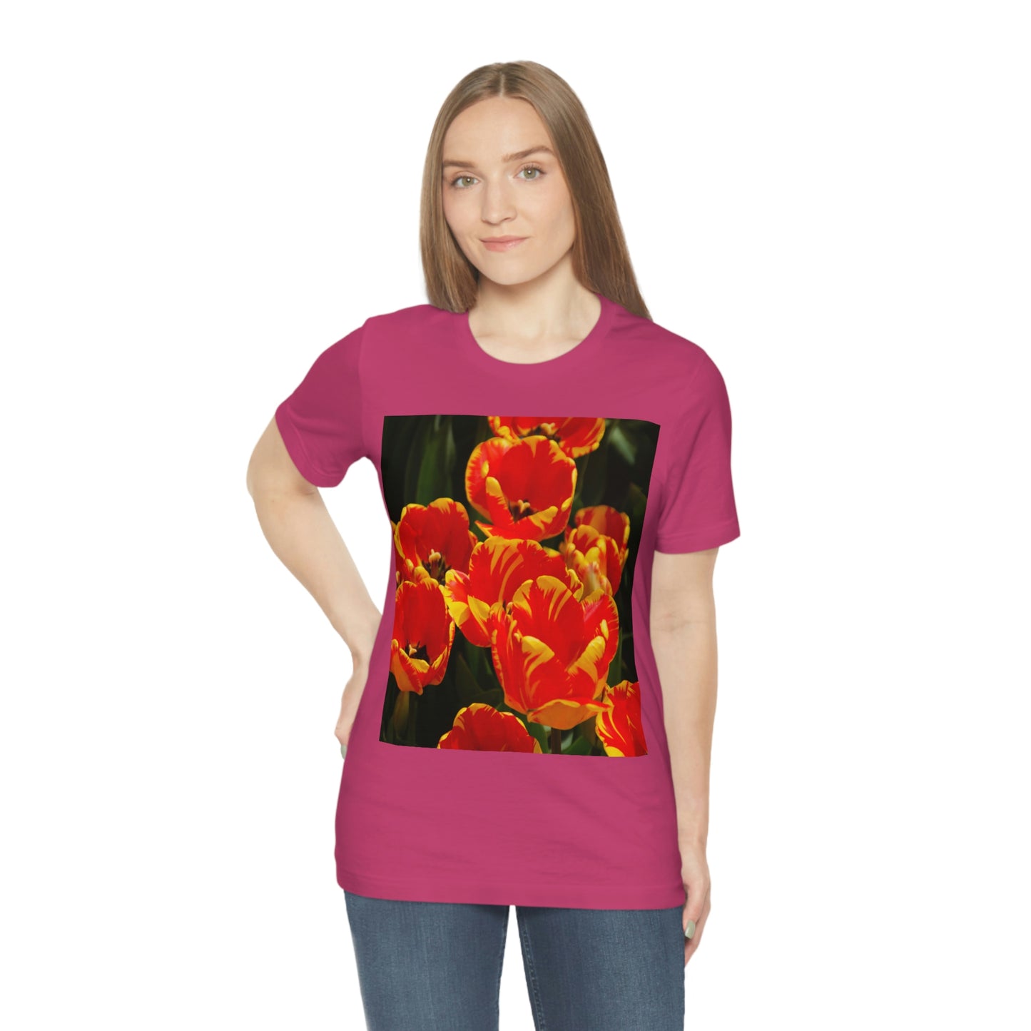 Flowers 19 Unisex Jersey Short Sleeve Tee