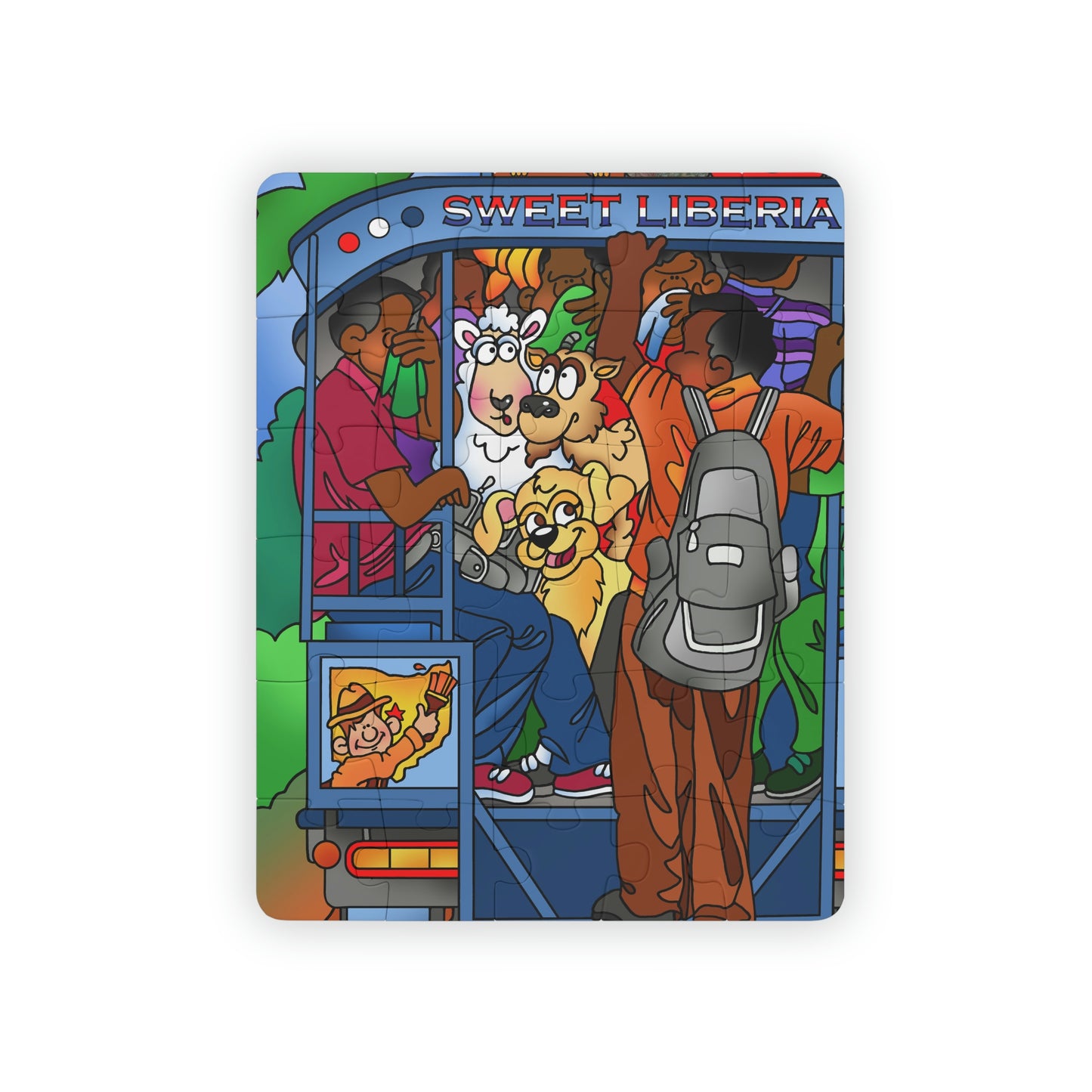 Once Upon West Africa! Kids' Puzzle, 30-Piece