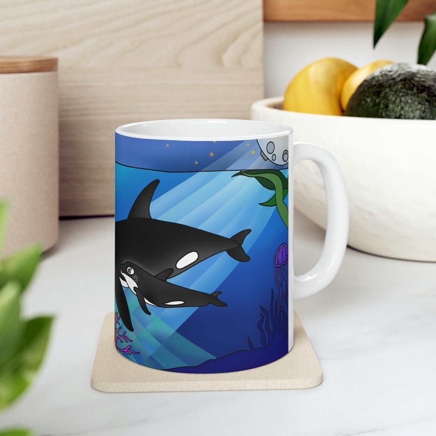 Orcas Ceramic Mug 11oz