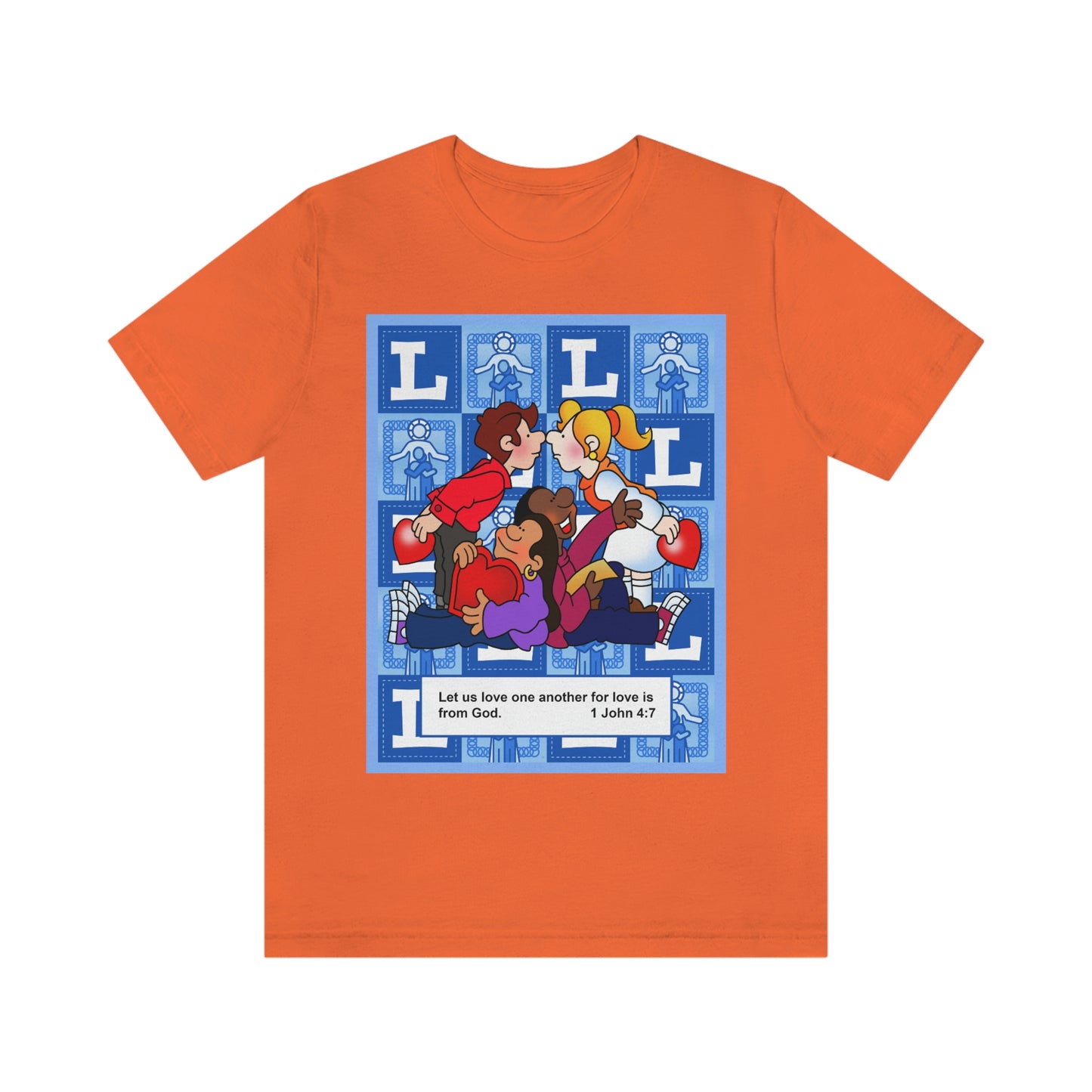 The Bible as Simple as ABC L Unisex Jersey Short Sleeve Tee