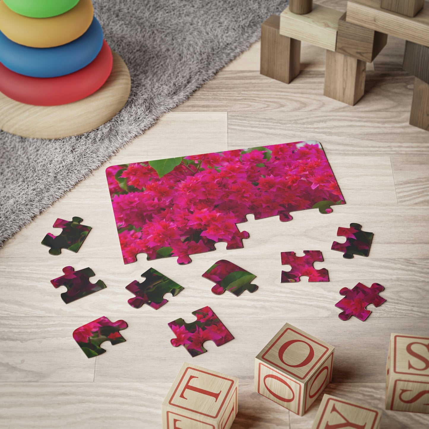 Flowers 27 Kids' Puzzle, 30-Piece