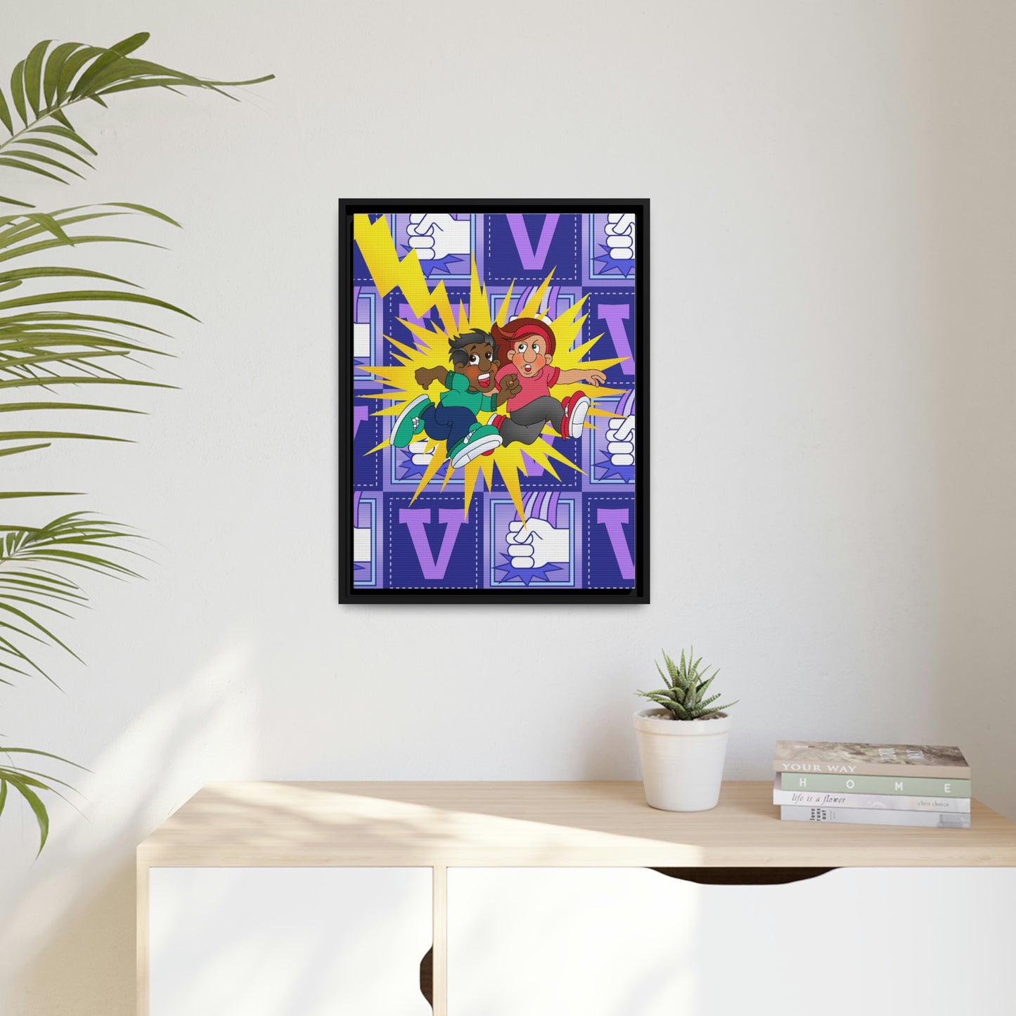 The Bible as Simple as ABC V Matte Canvas, Black Frame