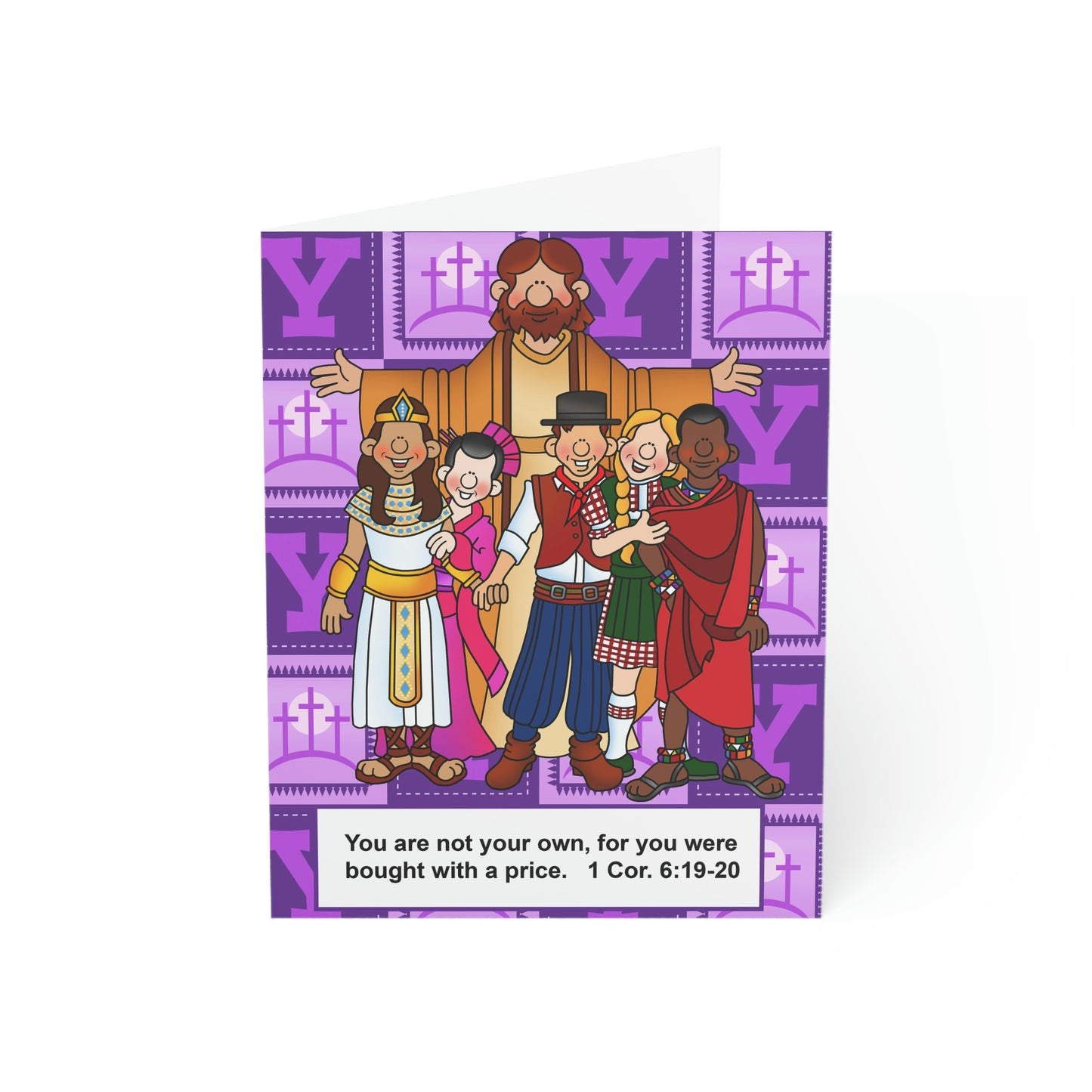 The Bible as Simple as ABC Y Greeting Cards (1, 10, 30, and 50pcs)