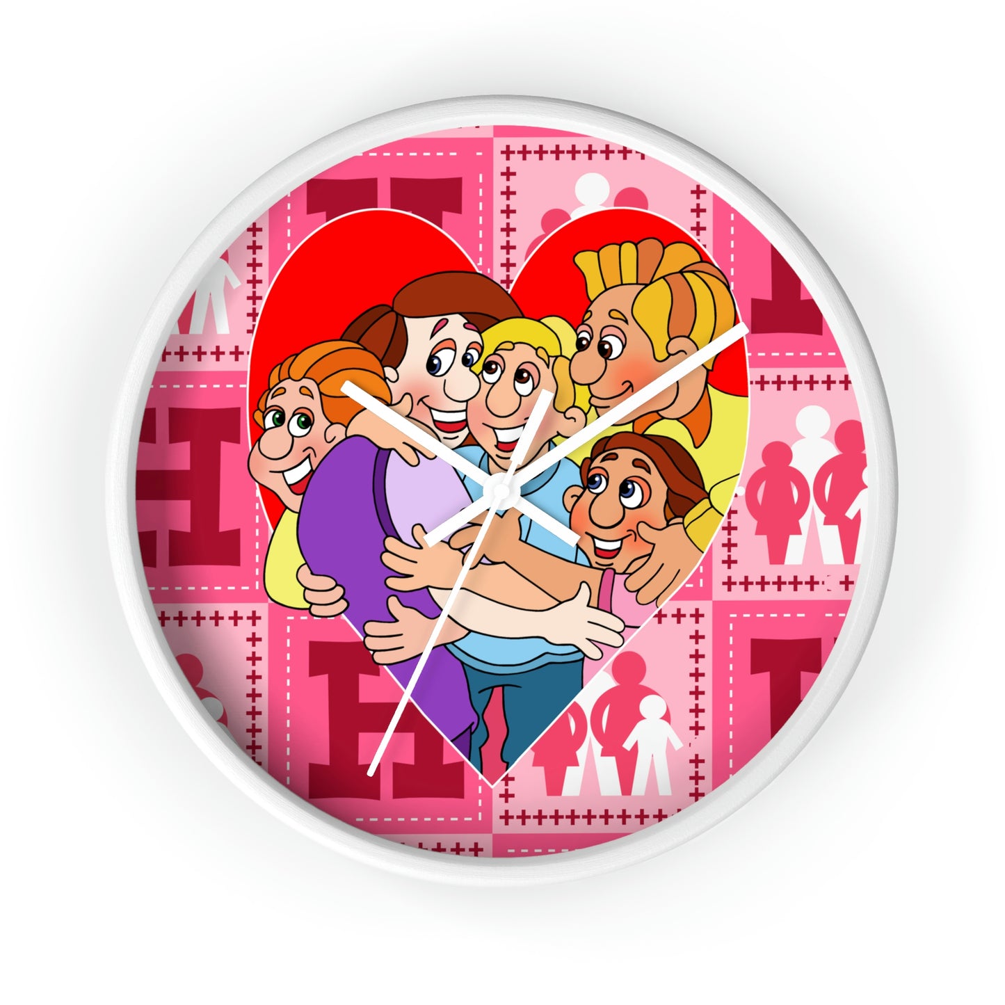 The Bible as Simple as ABC H Wall Clock