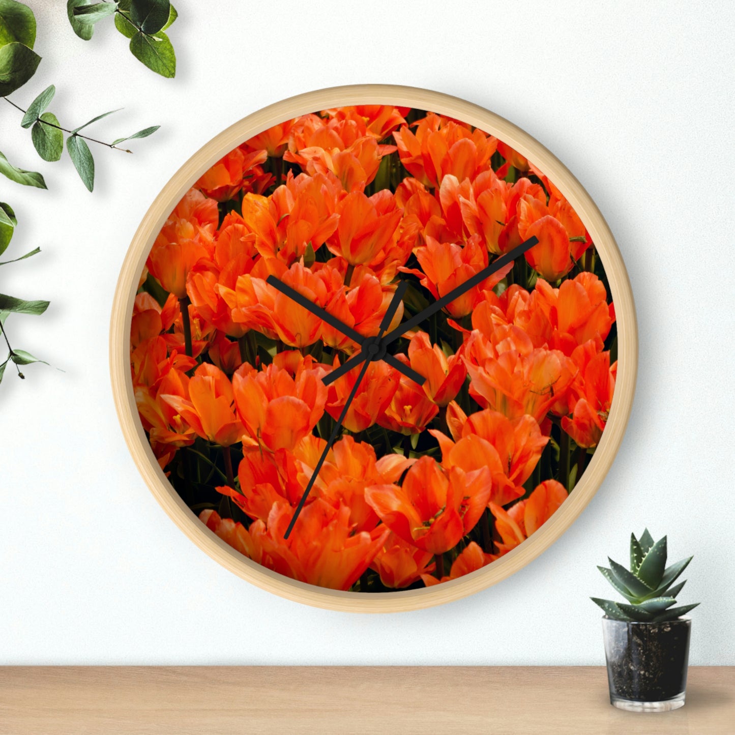Flowers 03 Wall Clock
