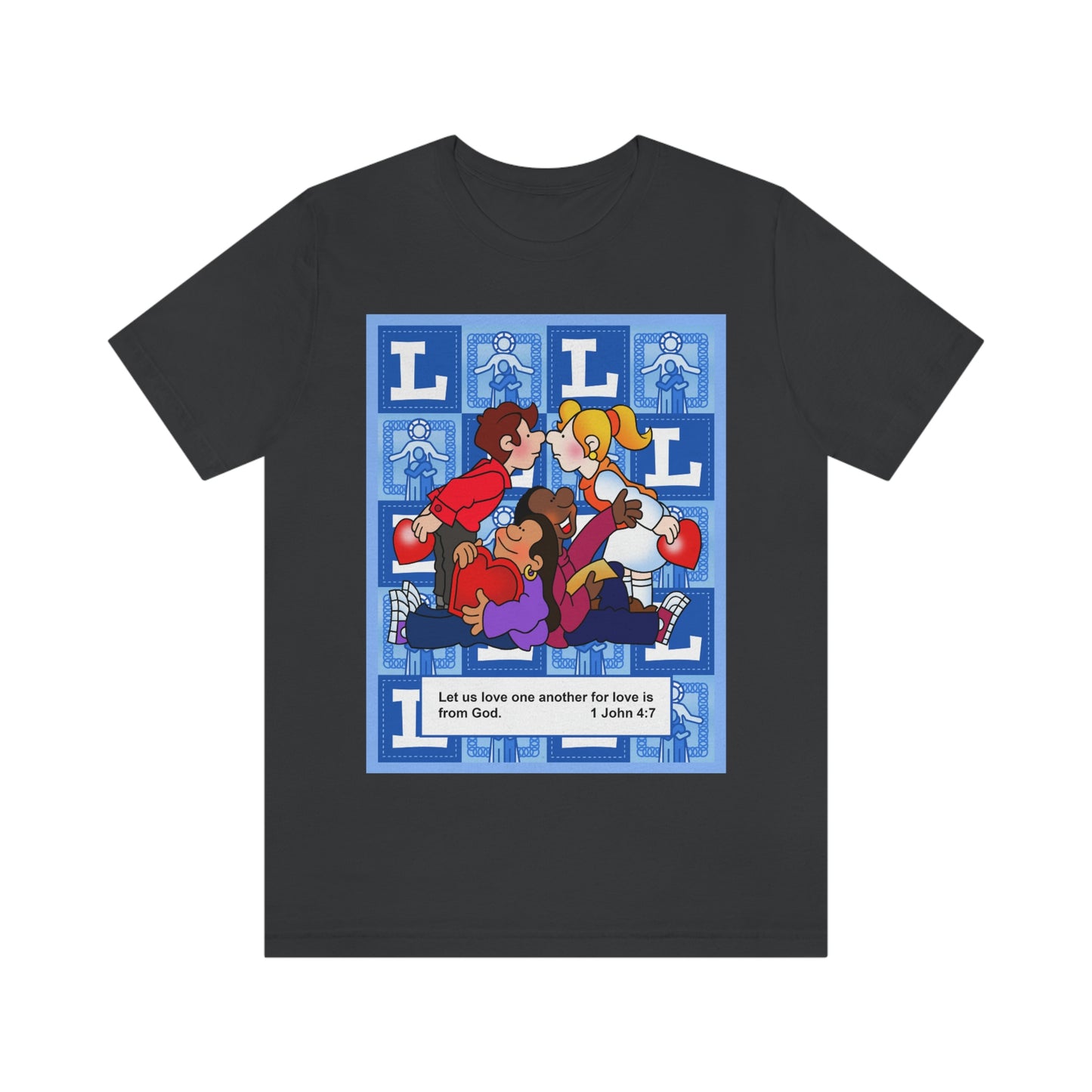 The Bible as Simple as ABC L Unisex Jersey Short Sleeve Tee