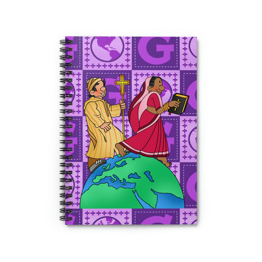 The Bible as Simple as ABC G Spiral Notebook - Ruled Line