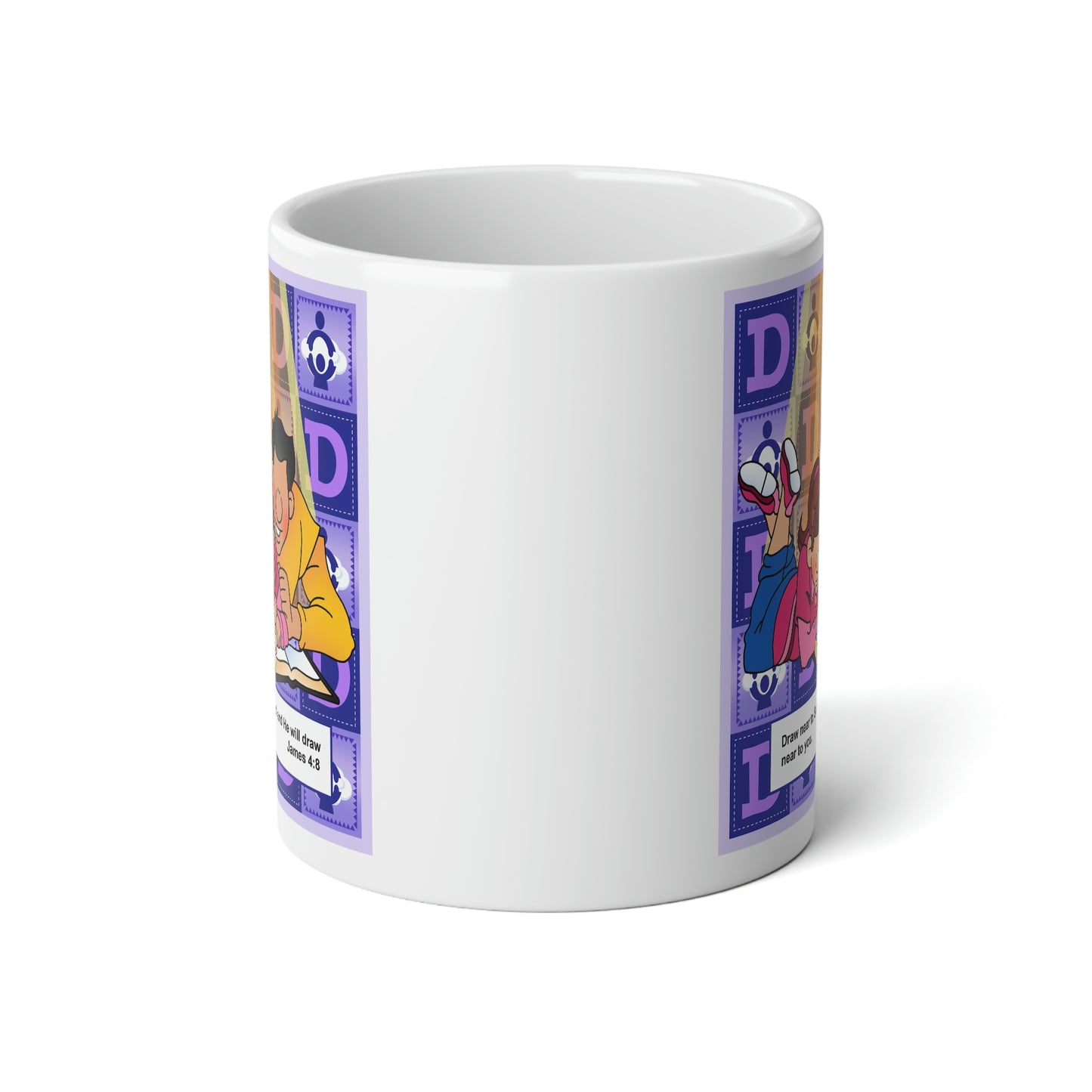 The Bible as Simple as ABC D Jumbo Mug, 20oz