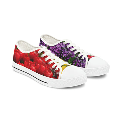 Flower Set 6 Women's Low Top Sneakers