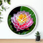 Flowers 25 Wall Clock