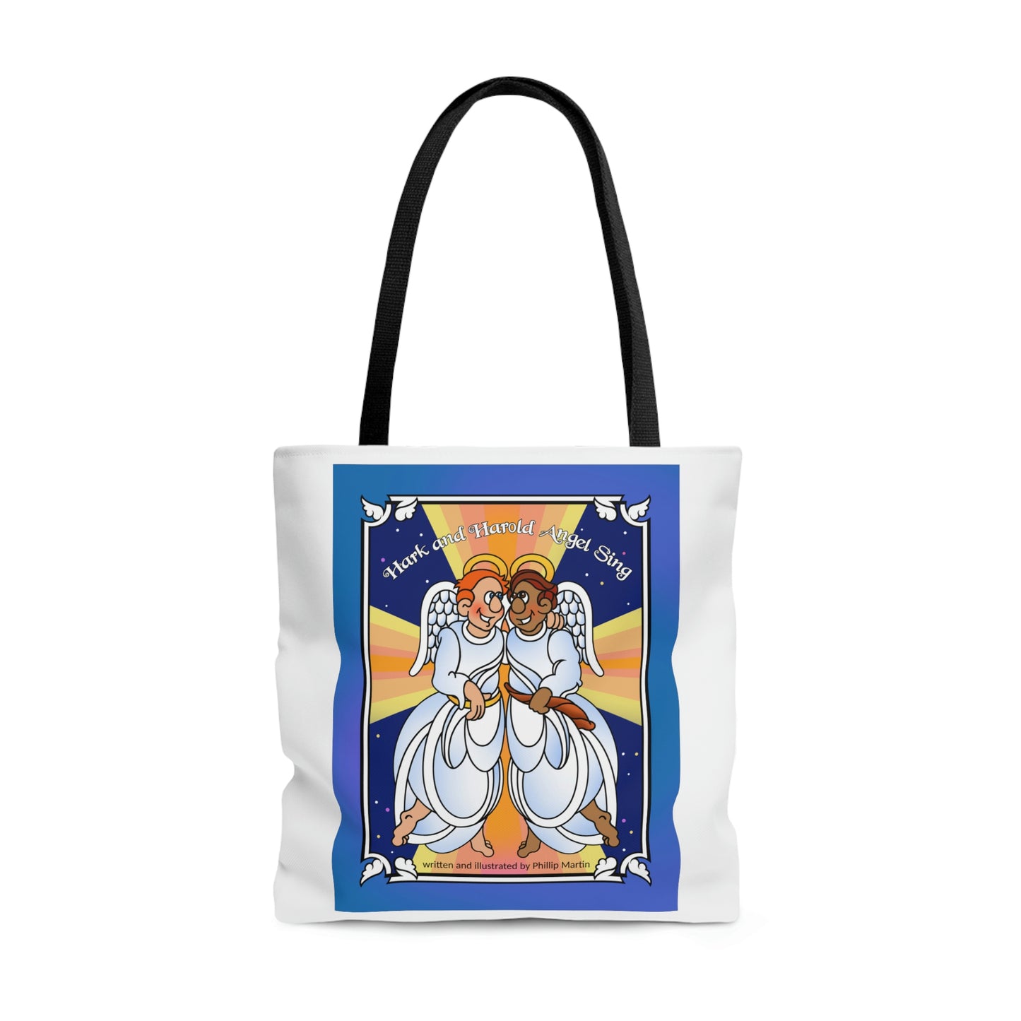 Hark and Harold Angel Sing AOP Tote Bag