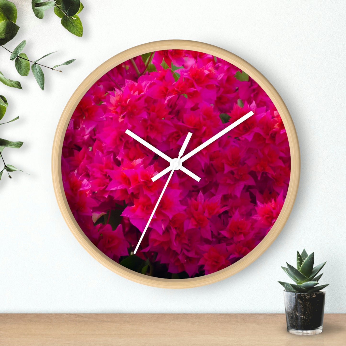 Flowers 27 Wall Clock