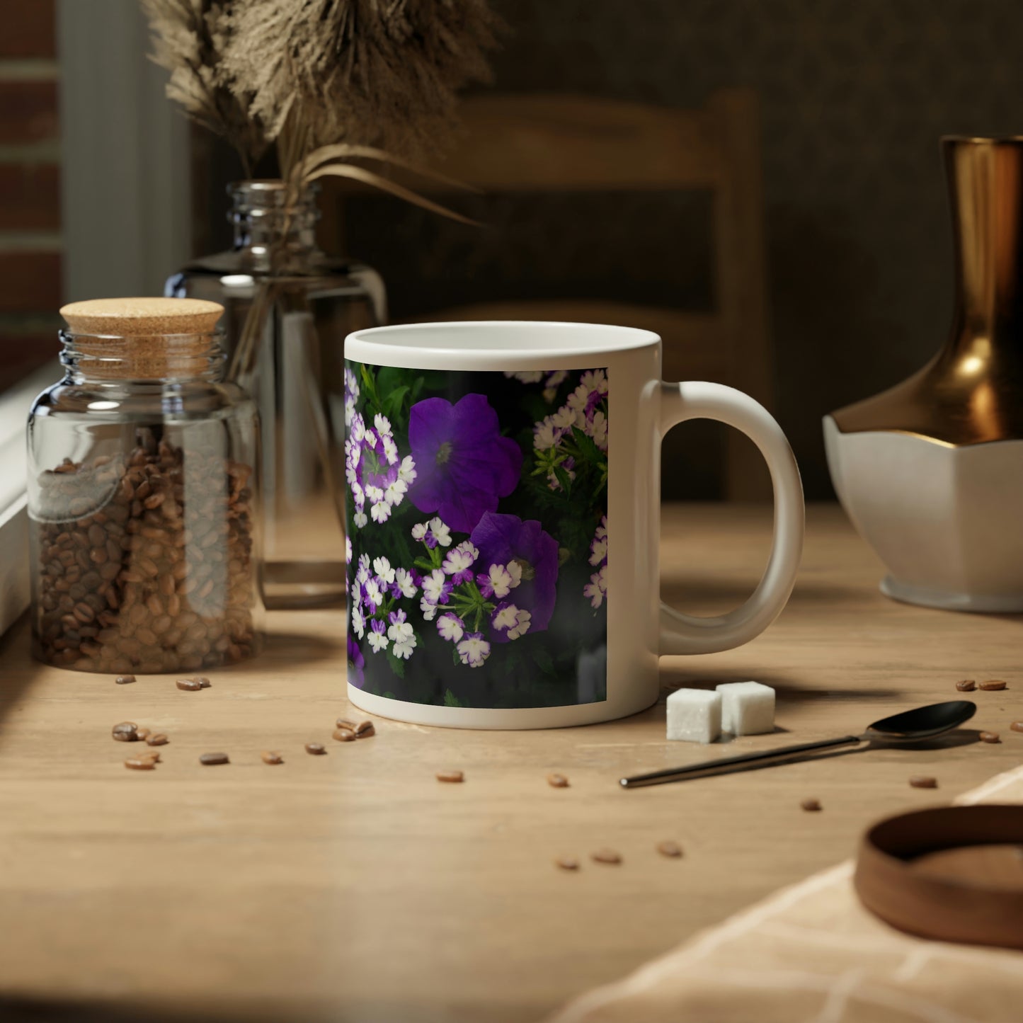 Flowers 04 Jumbo Mug, 20oz