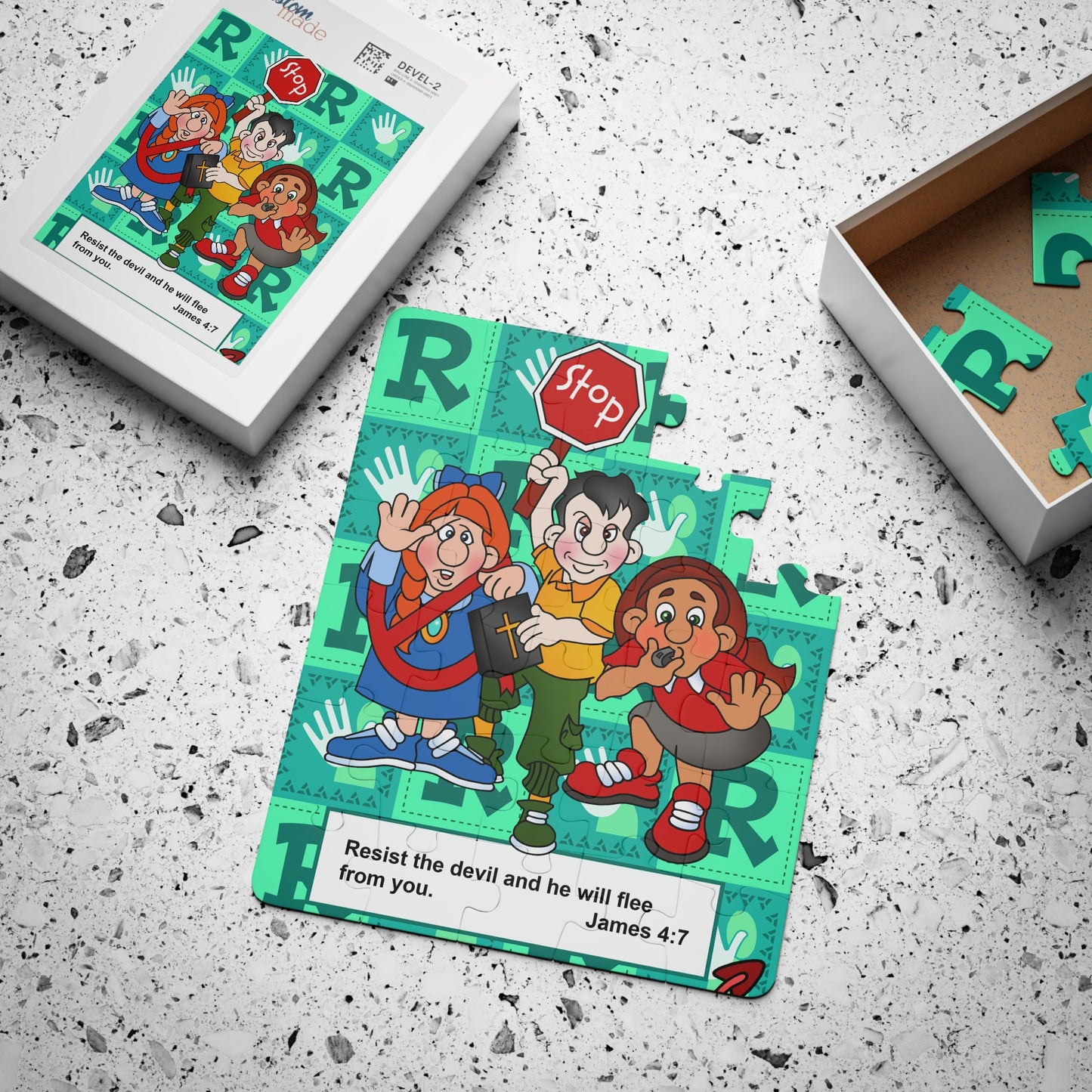 The Bible as Simple as ABC R Kids' Puzzle, 30-Piece