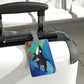 Orcas Saffiano Polyester Luggage Tag, Rectangle