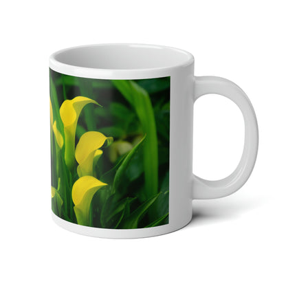 Flowers 33 Jumbo Mug, 20oz