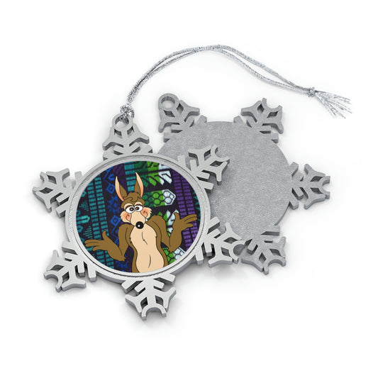 A Pack of Lies Pewter Snowflake Ornament