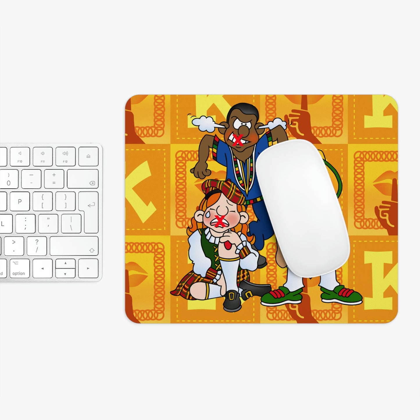 The Bible as Simple as ABC K Rectangle Mouse Pad