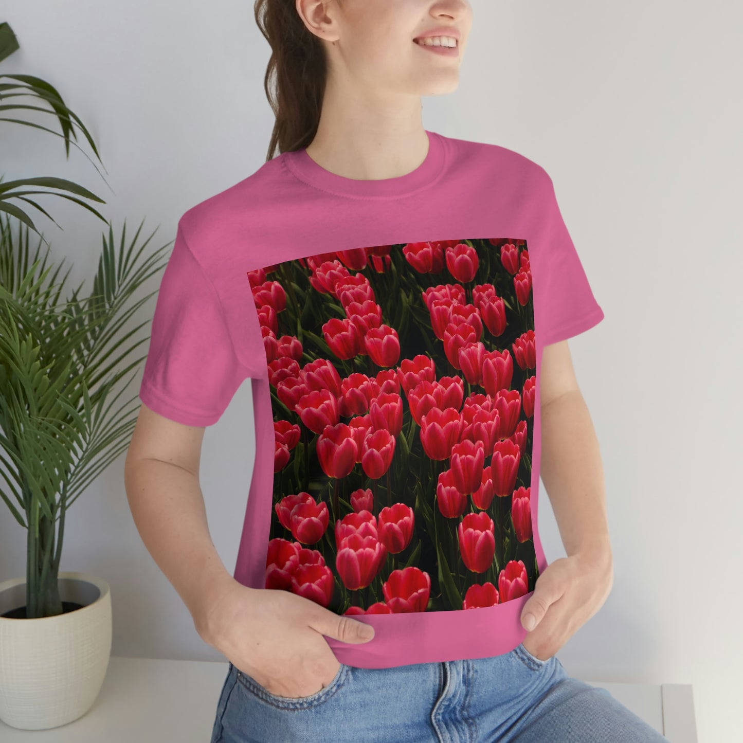 Flowers 24 Unisex Jersey Short Sleeve Tee