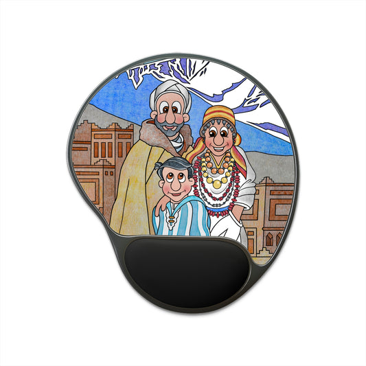 The Stone at the Door Mouse Pad With Wrist Rest