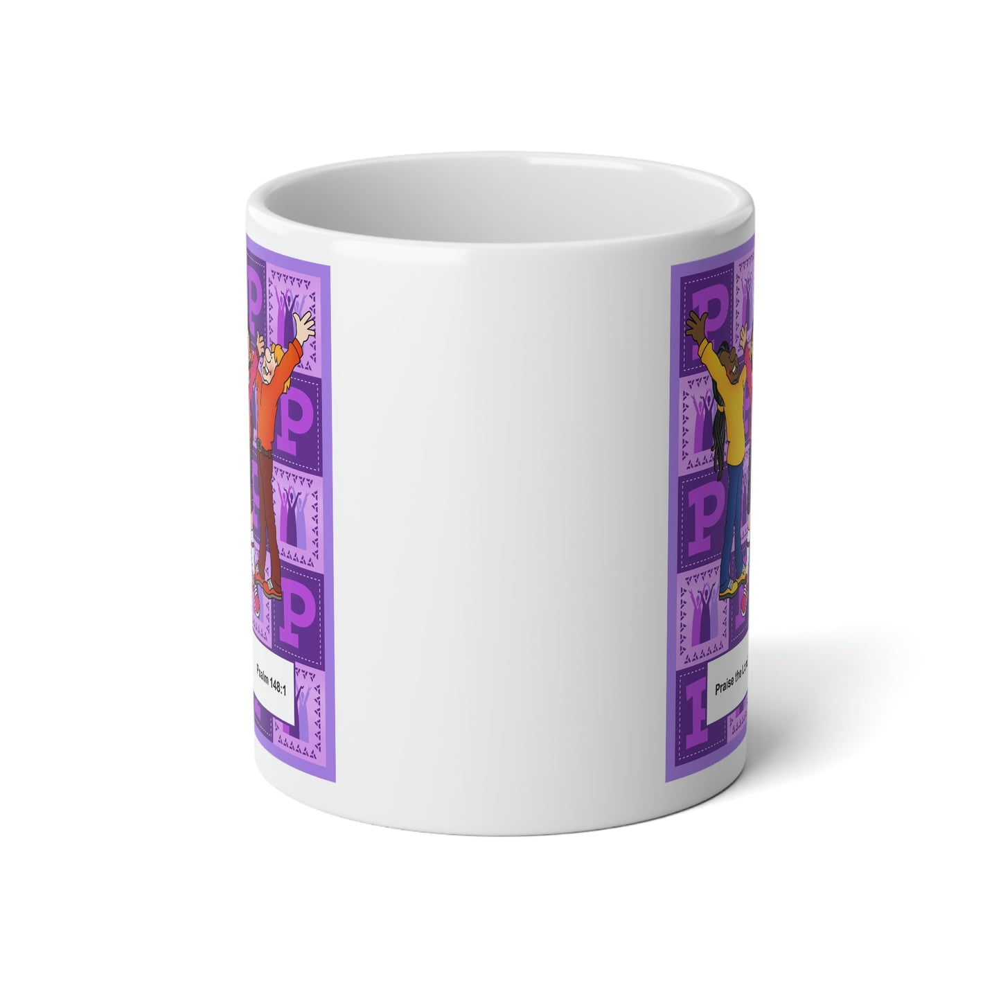 The Bible as Simple as ABC P Jumbo Mug, 20oz