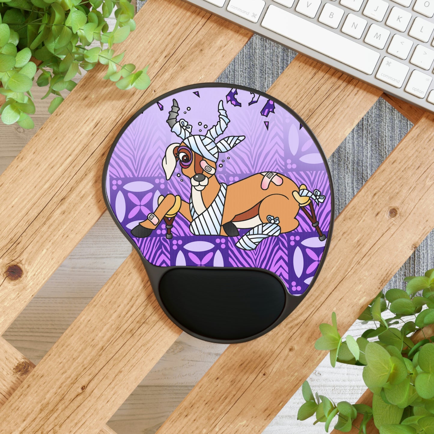 The Day that Goso Fell! Mouse Pad With Wrist Rest