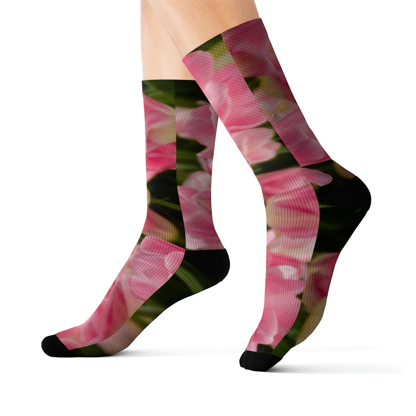 Flowers 10 Sublimation Socks