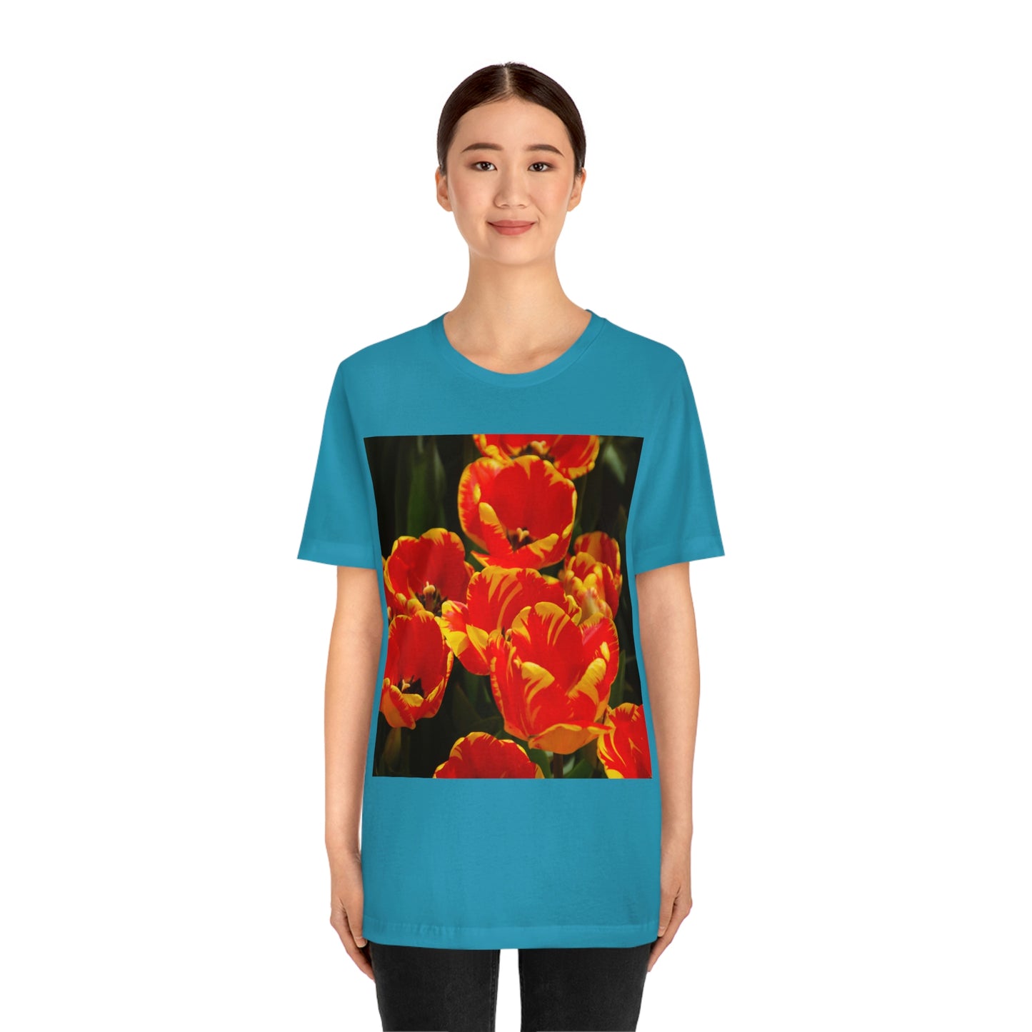 Flowers 19 Unisex Jersey Short Sleeve Tee