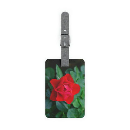 Flowers 07 Saffiano Polyester Luggage Tag, Rectangle