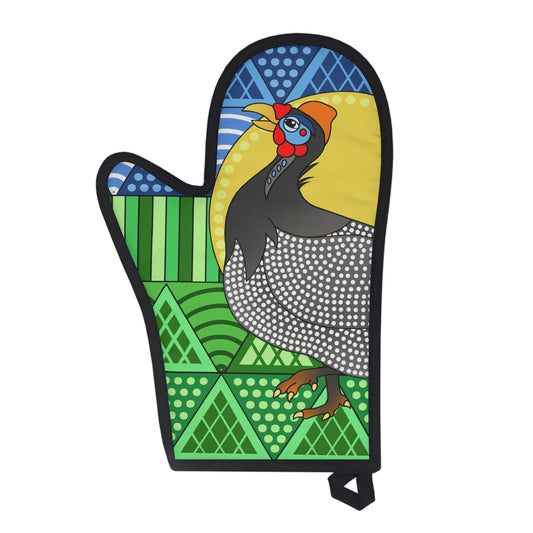 A Fowl Chain of Events Oven Glove
