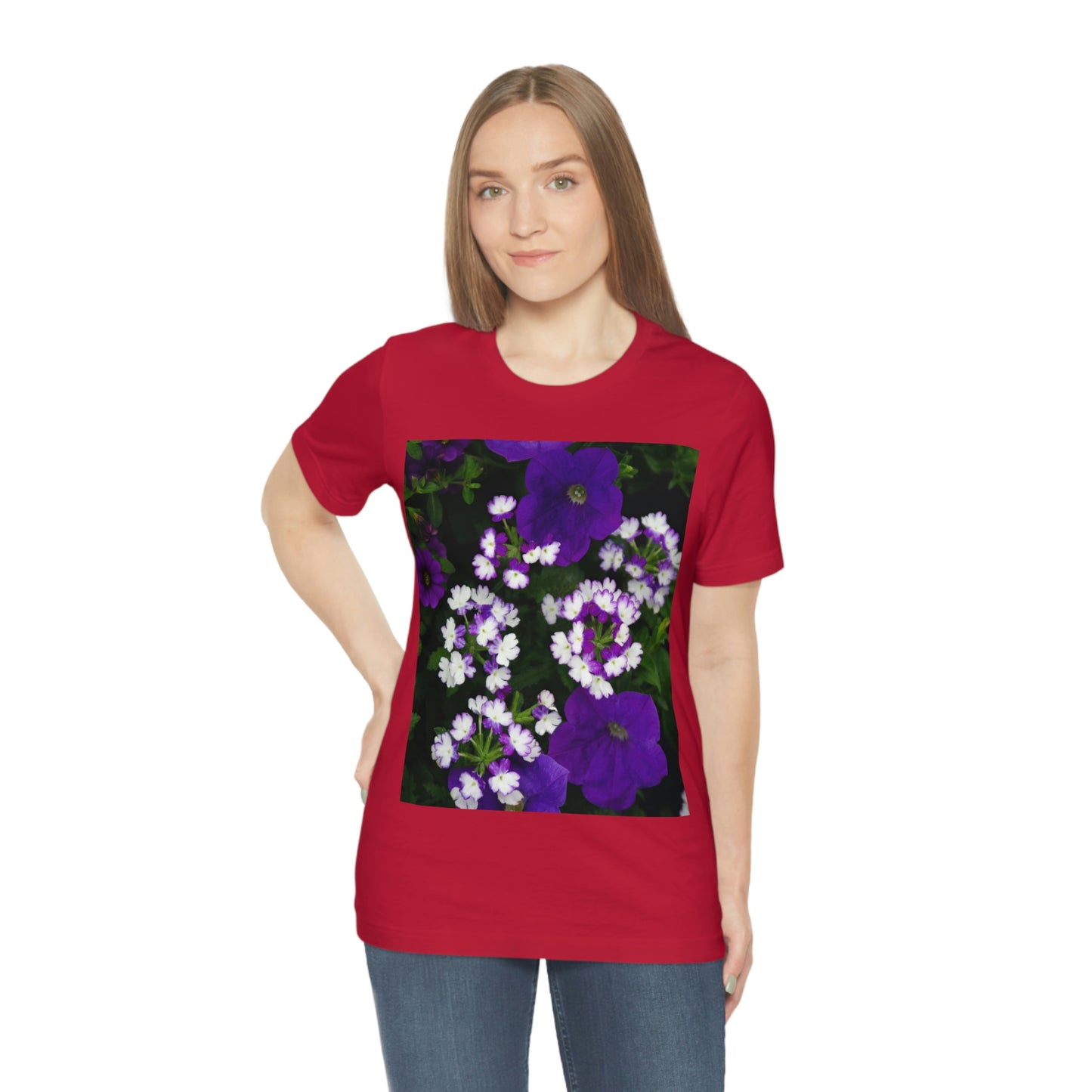 Flowers 04 Unisex Jersey Short Sleeve Tee