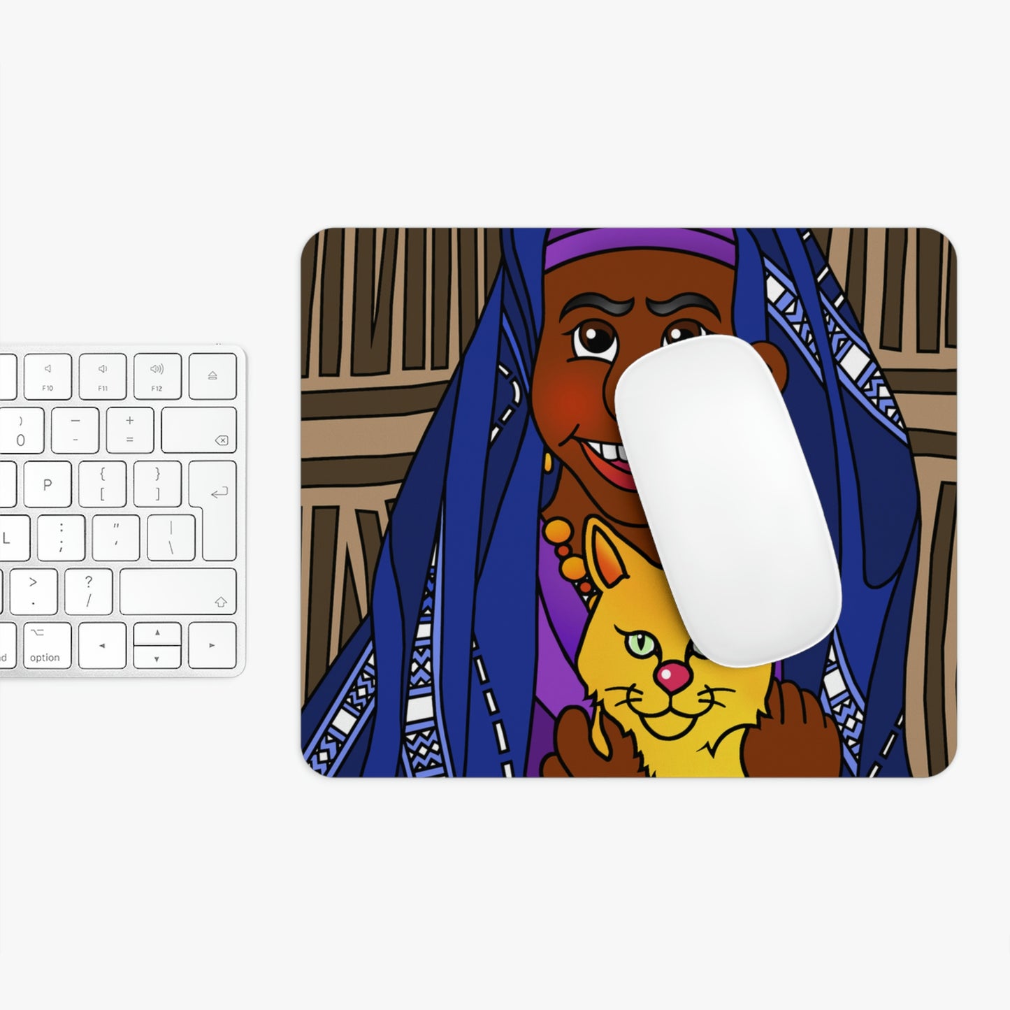 The Kitty Cat Cried Mouse Pad