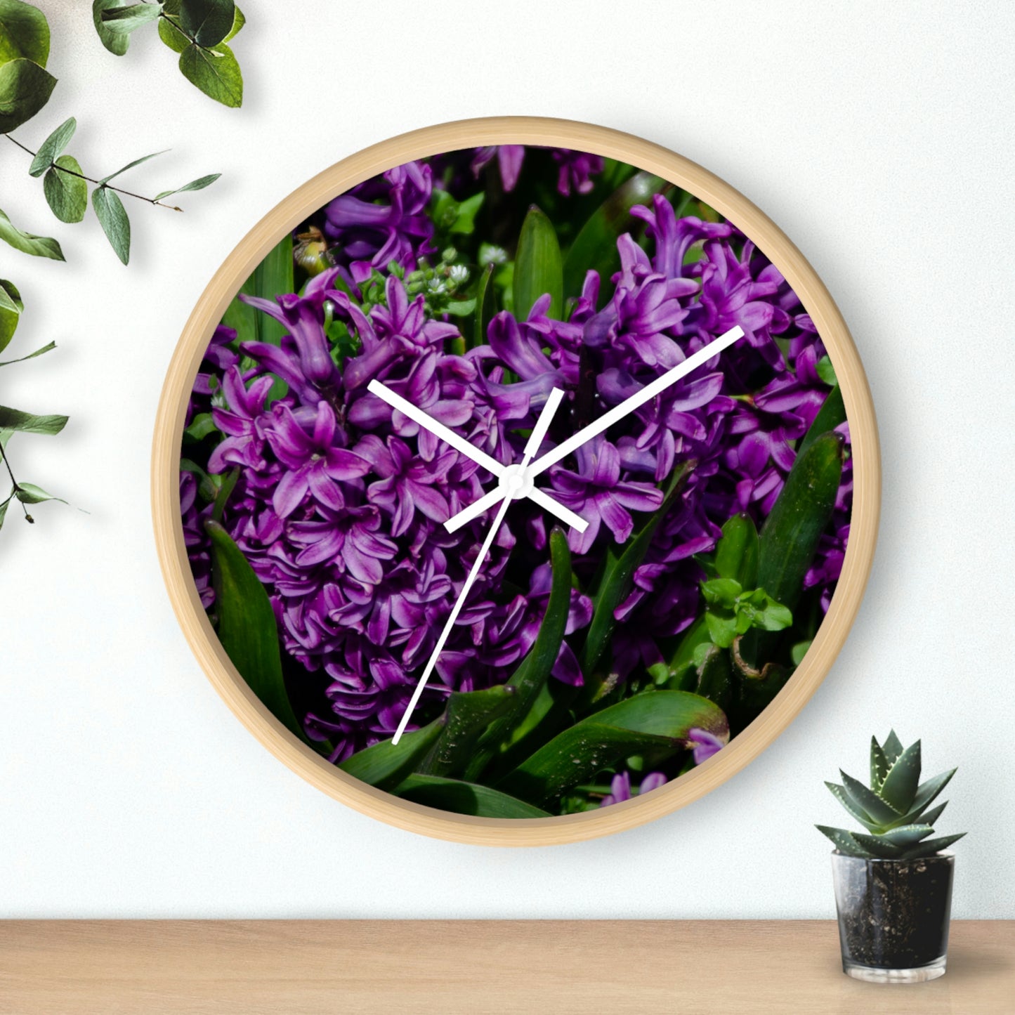 Flowers 22 Wall Clock