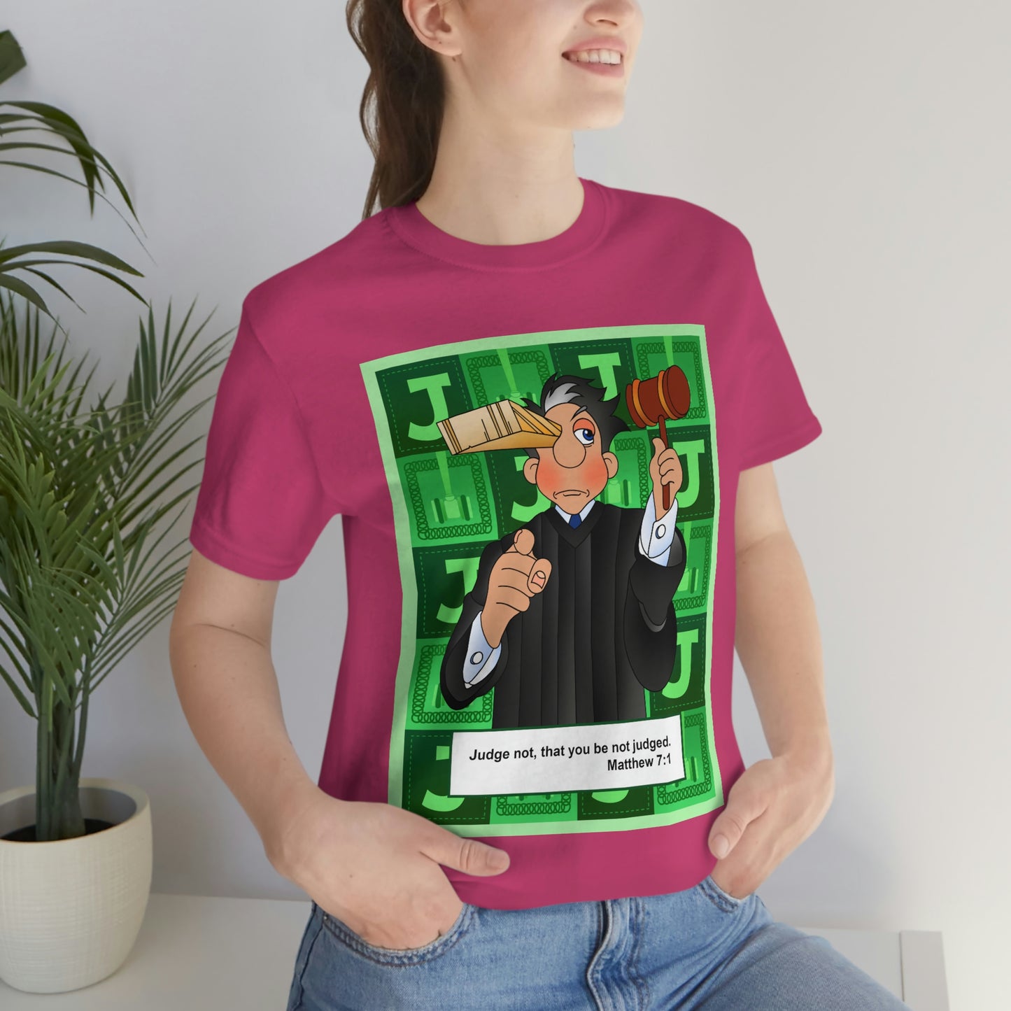 The Bible as Simple as ABC J Unisex Jersey Short Sleeve Tee