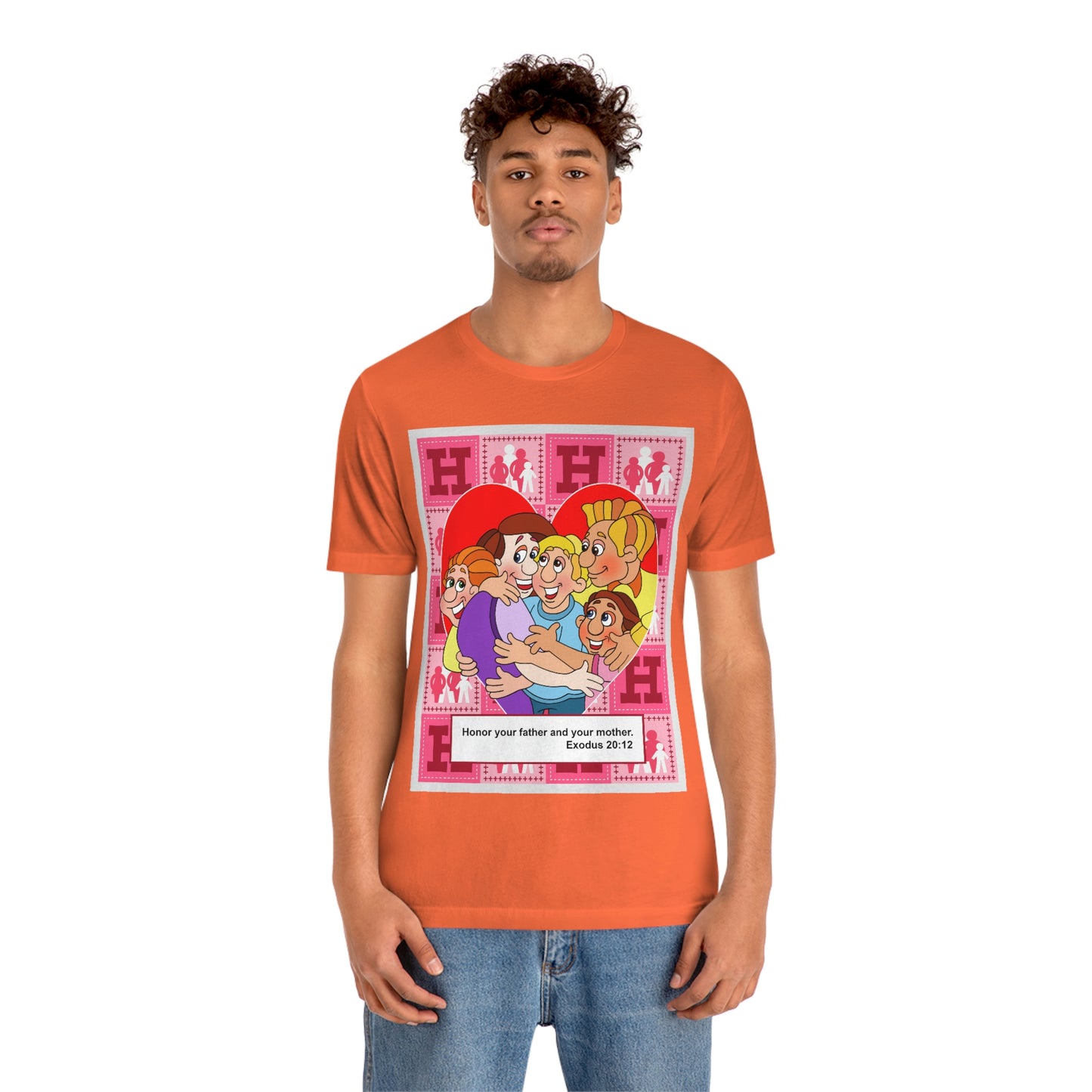 The Bible as Simple as ABC H Unisex Jersey Short Sleeve Tee