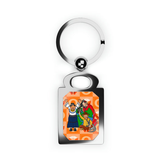 The Bible as Simple as ABC O Rectangle Photo Keyring