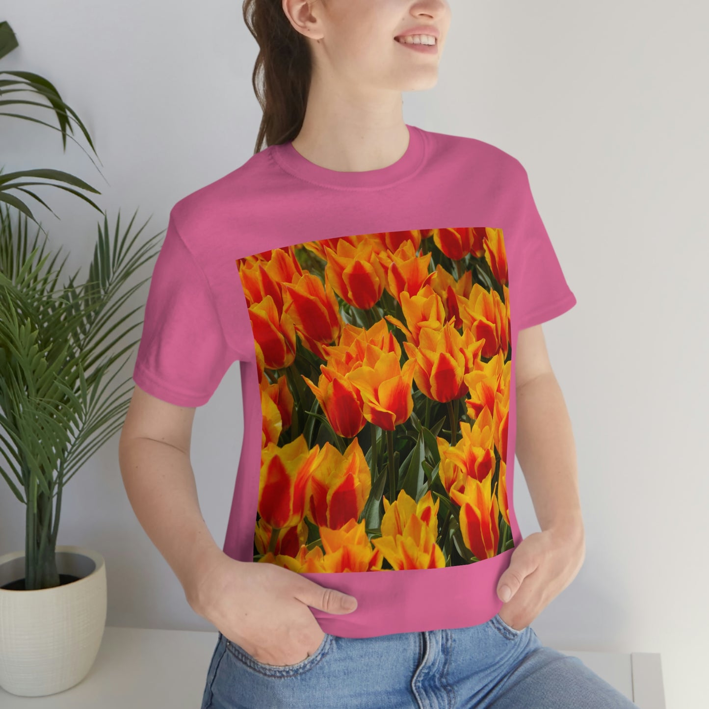 Flowers 18 Unisex Jersey Short Sleeve Tee