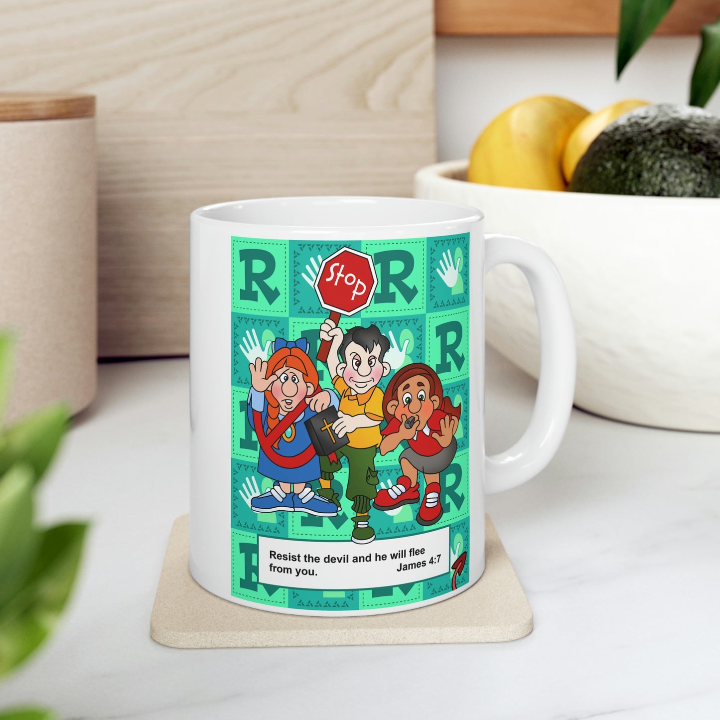 The Bible as Simple as ABC R Ceramic Mug 11oz