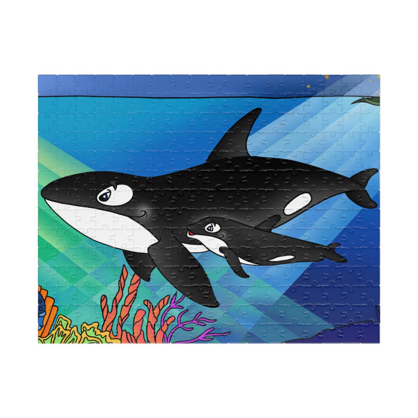 Orcas Puzzle (110, 252, 500, 1014-piece)