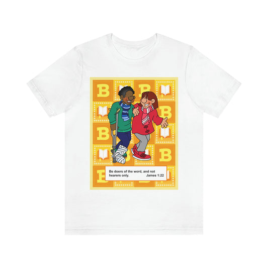 The Bible as Simple as ABC B Unisex Jersey Short Sleeve Tee