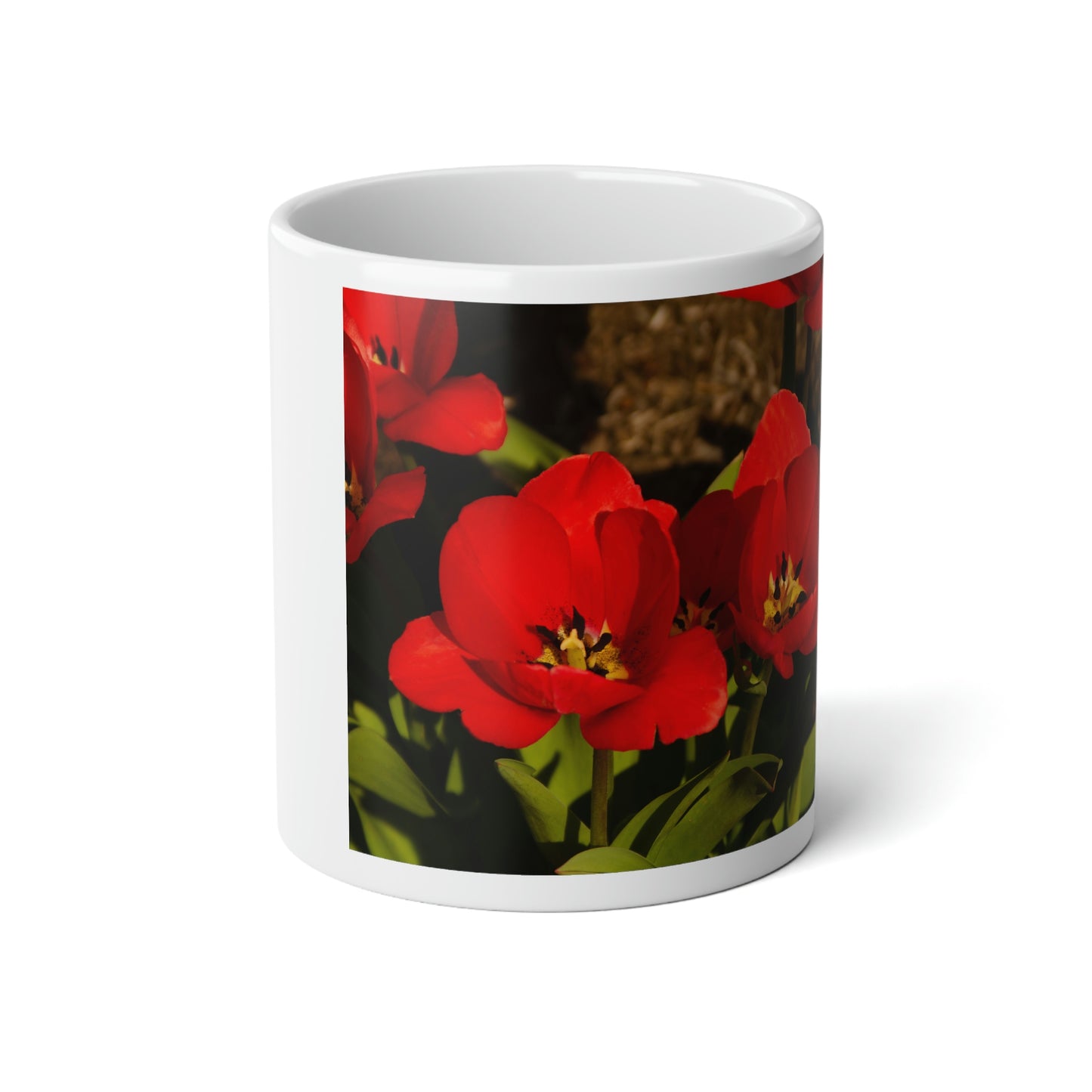 Flowers 05 Jumbo Mug, 20oz