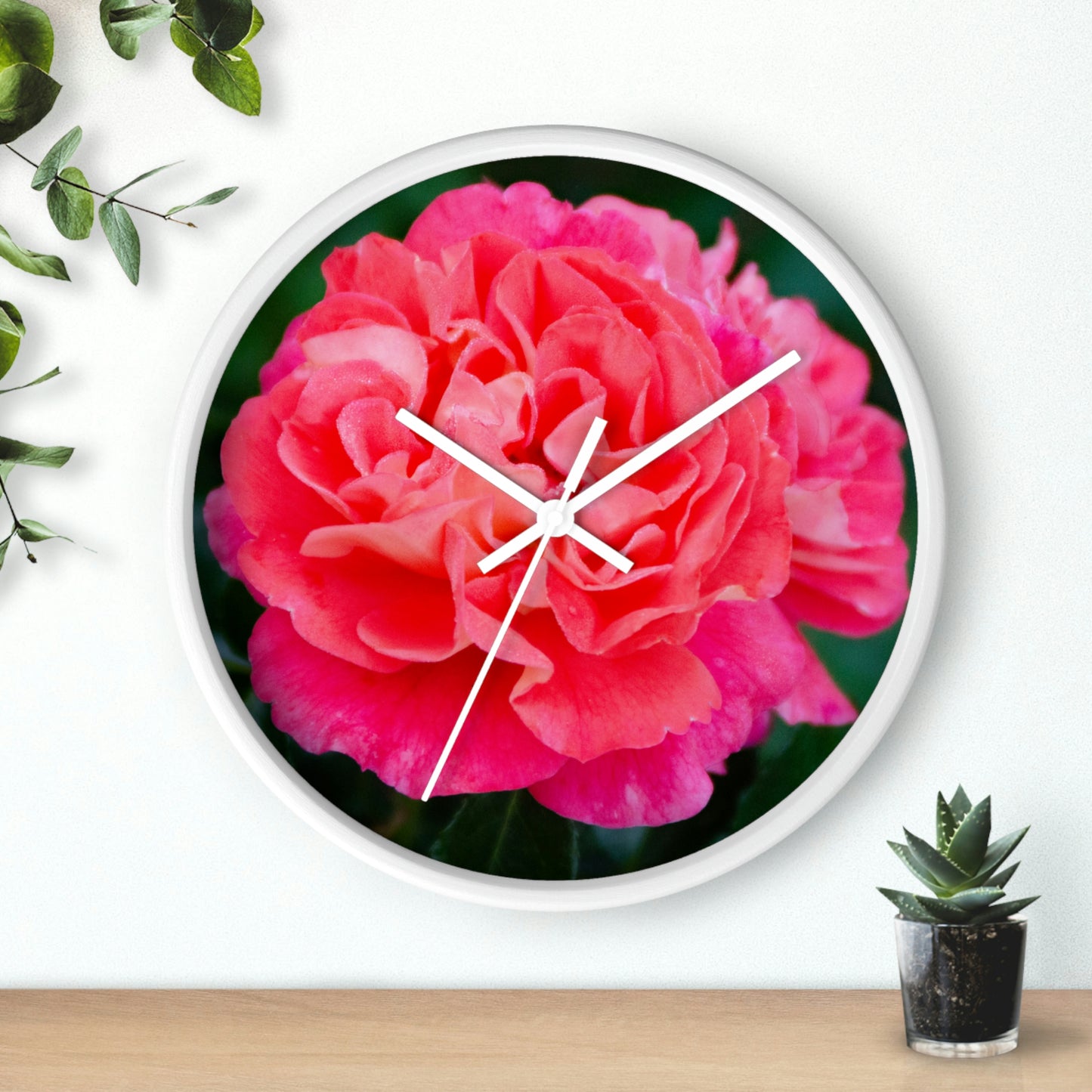 Flowers 08 Wall Clock