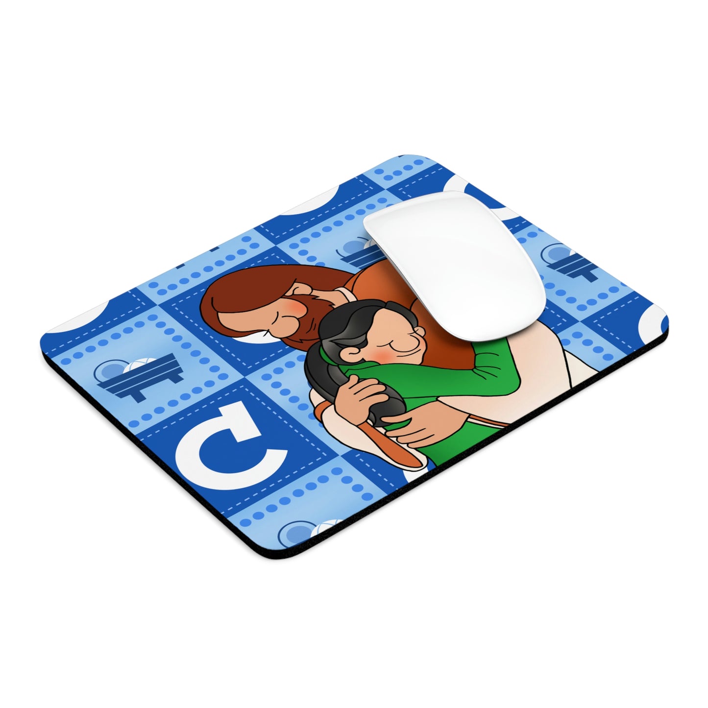 The Bible as Simple as ABC C Rectangle Mouse Pad