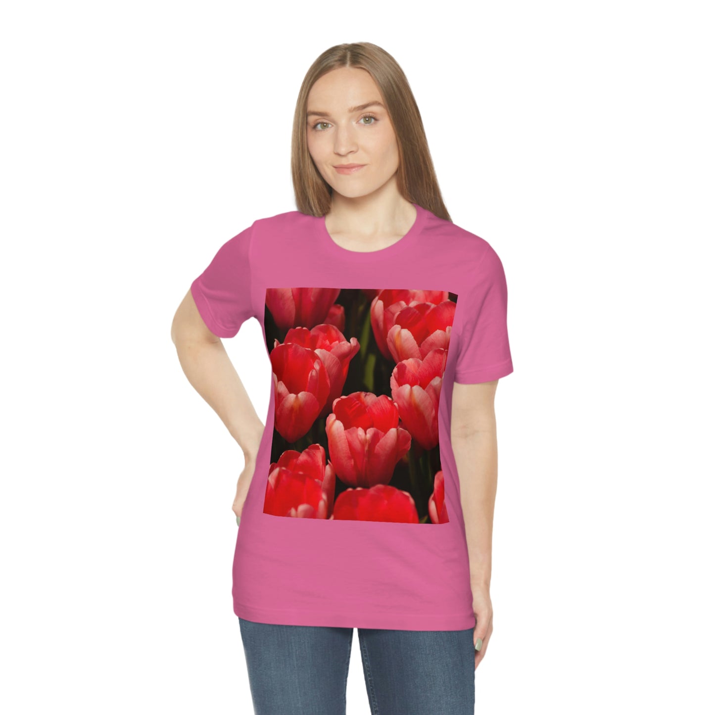 Flowers 09 Unisex Jersey Short Sleeve Tee