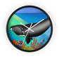 Gray Whale Wall Clock
