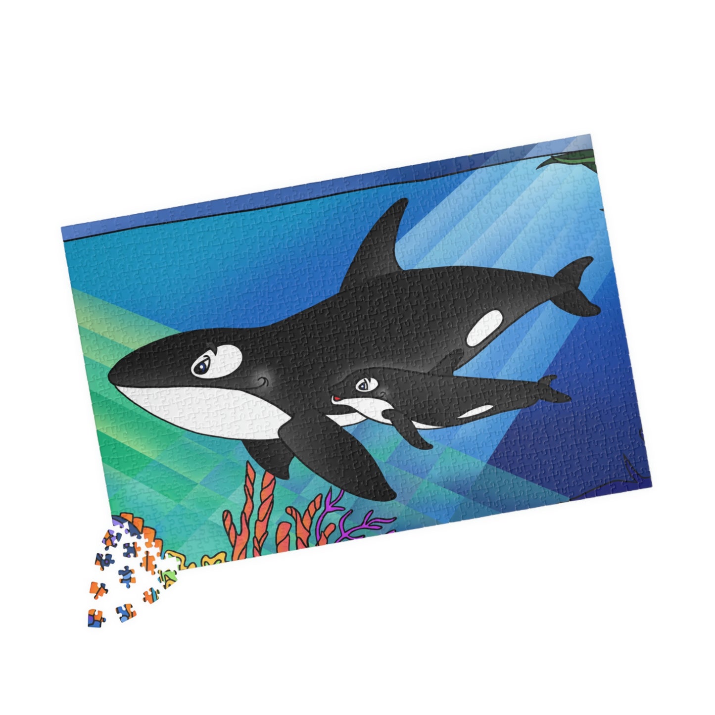 Orcas Puzzle (110, 252, 500, 1014-piece)