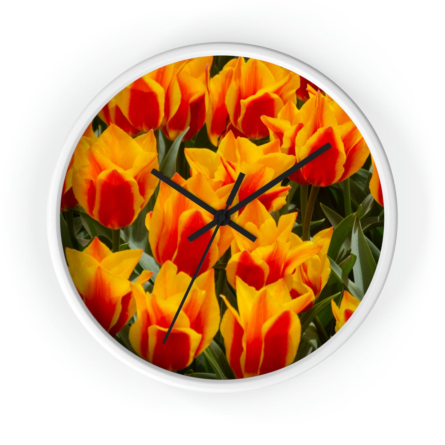 Flowers 18 Wall Clock