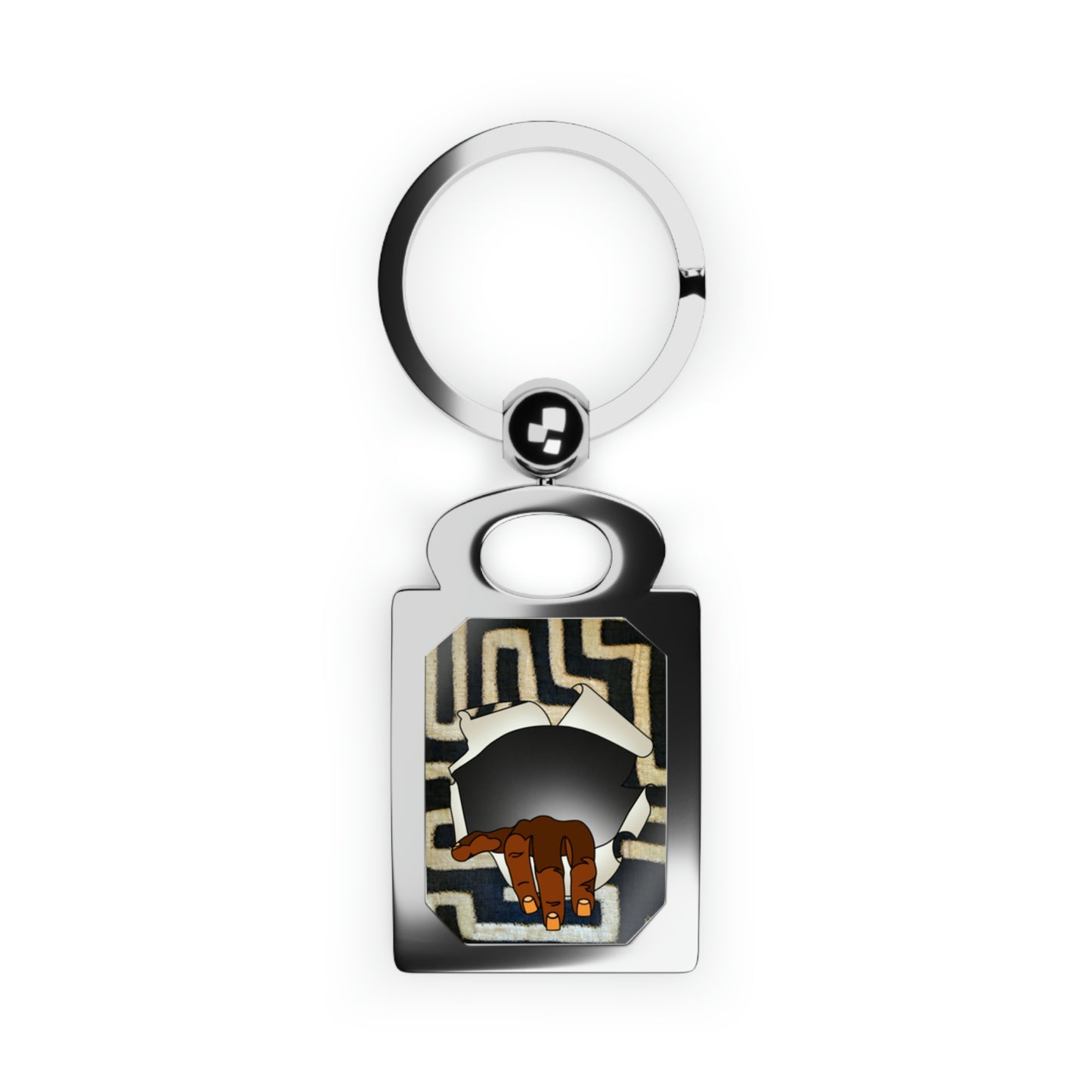A Show of Hands! Rectangle Photo Keyring